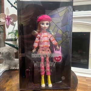 Monster High Enid Sinclair Doll in Pink, Yellow & White Outfit
